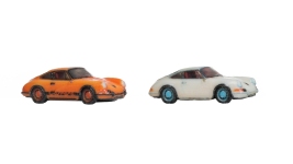 NOCH 44606 - Z - Porsche 911, orange / weiß (2 Stück)